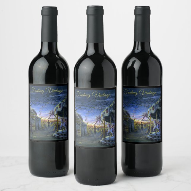 Fading Wine Label (Bottles)