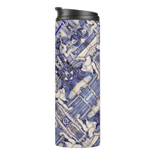 Fado, Portuguese folk art Thermal Tumbler
