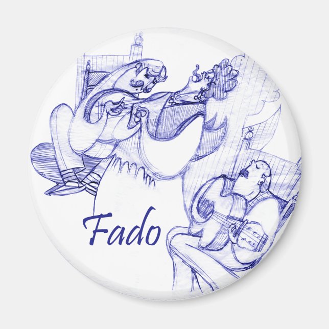 Fado singer magnet (Front)