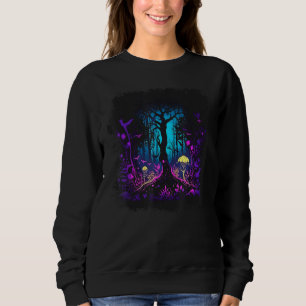 Fae Fey Gothic Emo Goblincore Aesthetic Dark Fores Sweatshirt