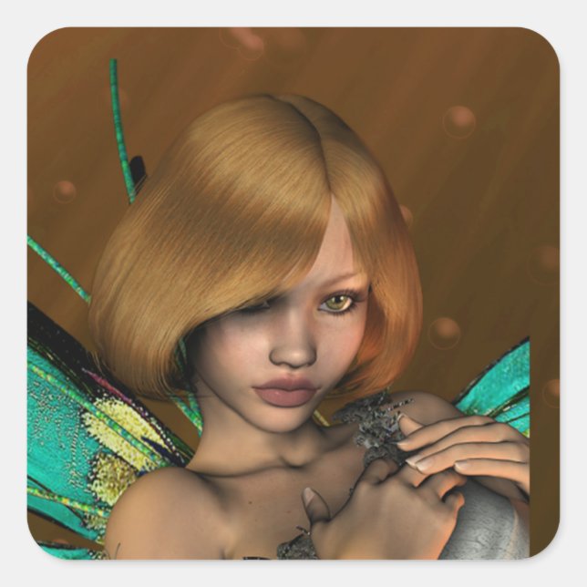 Fae Girl  Sticker (Front)