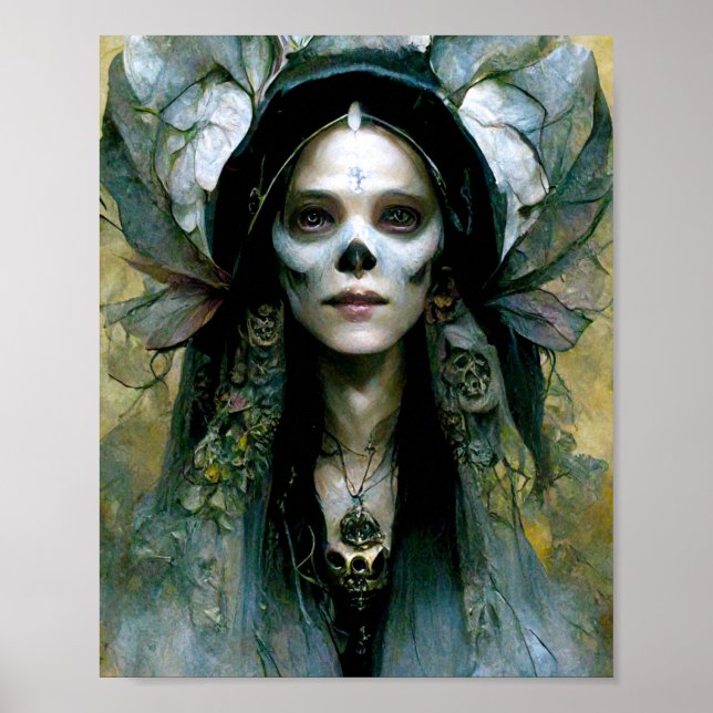 Fae Of Death Dark Fantasy Art Poster (Front)