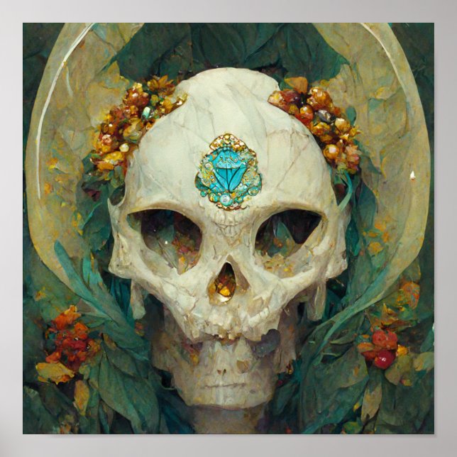 Fae Skull Fantasy Poster (Front)