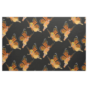 Faerie Art Fabric Butterfly Fairy Pattern Fabrics