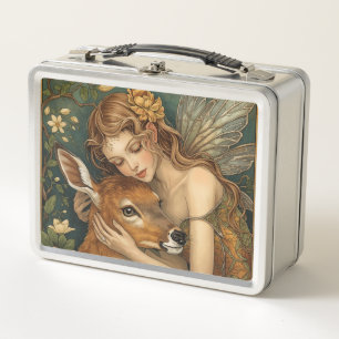 Faerie Embrace-Nature's tender heart Metal Lunch Box