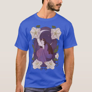 Faerie Fairy Over The Moon Asleep Cute Midnight De T-Shirt