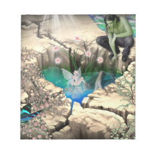 Faerie in Elven Pond Notepad