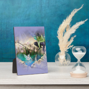 Faerie in Elven Pond Vignette Plaque