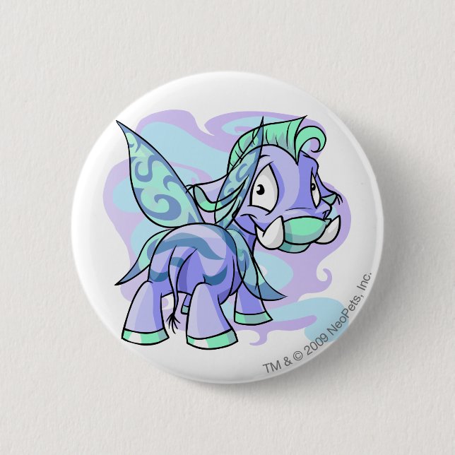 Faerie Moehog 6 Cm Round Badge (Front)