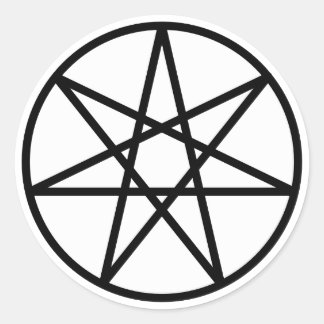 Faerie Star Classic Round Sticker