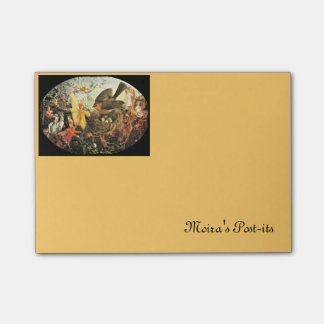 Faeries and the Robin Post-it Notes