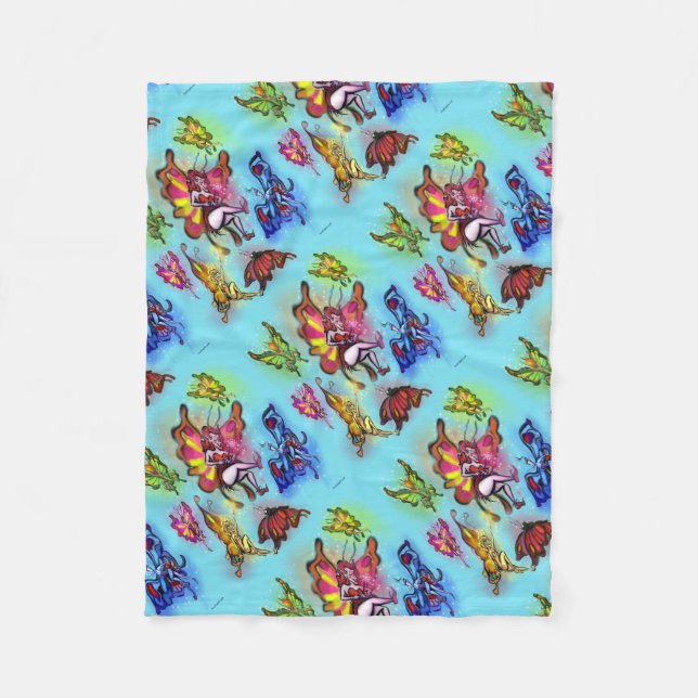 Faeries Fleece Blanket (Front)
