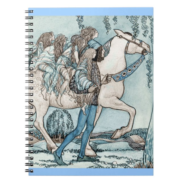 Faeries on White Horse Notebook (Front)
