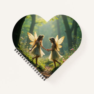 Faeries Play in the Forest Notebook