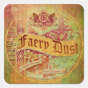 Faery Dust Square Sticker