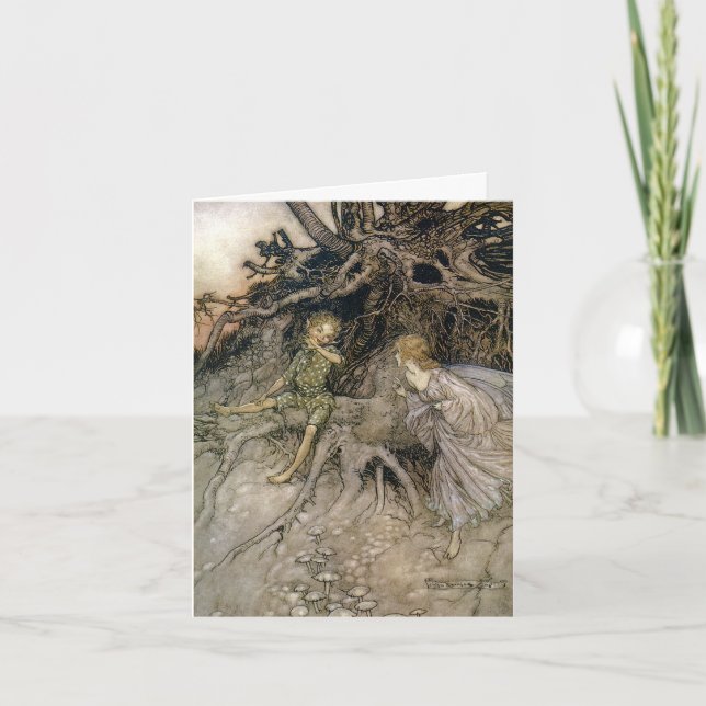 Faery image, Midsummer Night's Dream, customisable Card (Front)