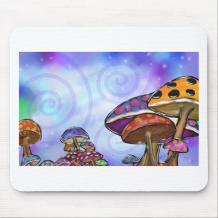 Faery Mushroom Art Mouse Pad
