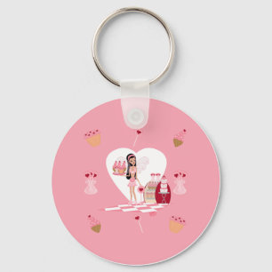 Faery Val Valentine’s Day Sweets Shoppe Keychain