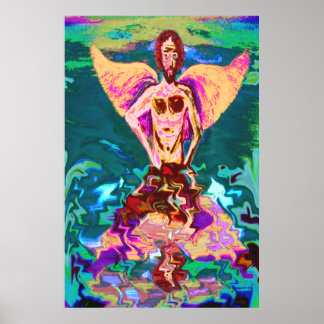 Faery's Reflection Poster