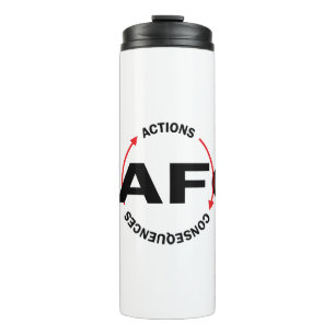 FAFO Actions Have Consequences Thermal Tumbler