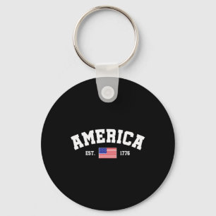 Fafo Camo Flag Key Ring