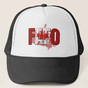 FAFO Canadian Flag Trucker Hat