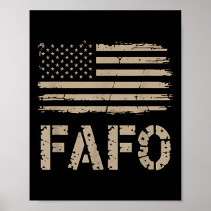 Fafo Flag  Poster