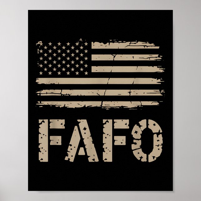 Fafo Flag  Poster (Front)