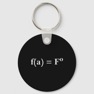 Fafo Math Equation Funny Novelty Math Teacher Nerd Key Ring