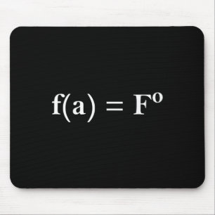 Fafo Math Equation Funny Novelty Math Teacher Nerd Mouse Pad