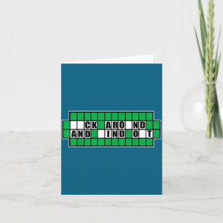 Fafo Solve Puzzle Around Find Illustration Card