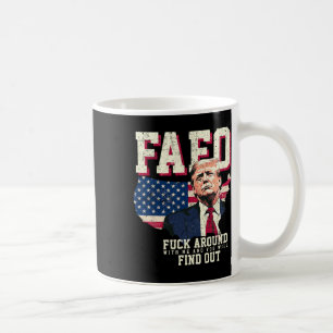 Fafo Trump Us American Map Flag  Coffee Mug