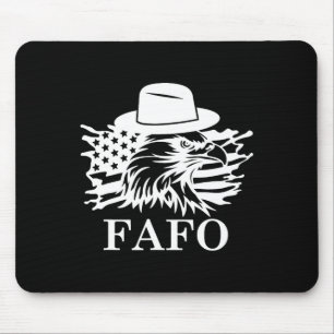 Fafo Trump Us Flag Mouse Pad