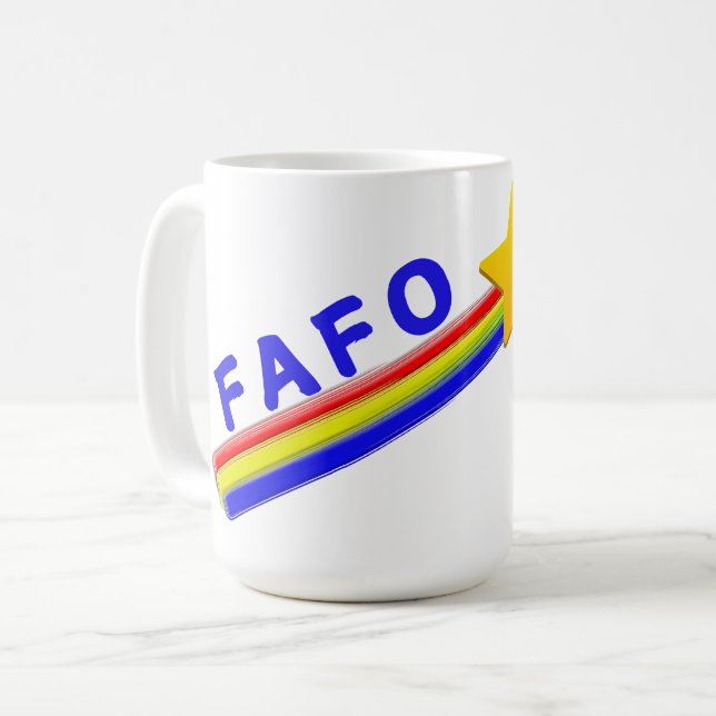 FAFO You Know Coffee Mug (Front Left)