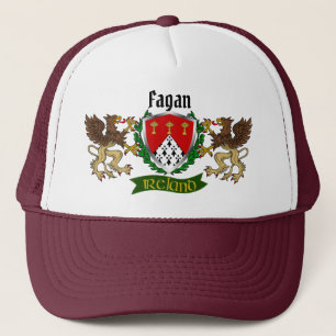 Fagan Irish Shield Personalised  Trucker Hat