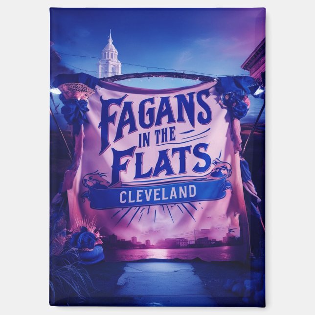 Fagan's In The Flats Cleveland Magnet (Front)