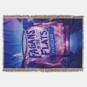 Fagans In The Flats Cleveland, Ohio Throw Blanket