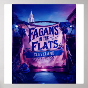 Fagan's In The Flats Cleveland Poster