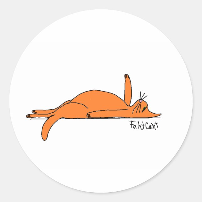 FahtCaht Original sticker (Front)