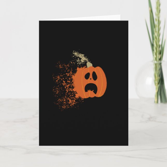 faiding pumpkin card (Front)