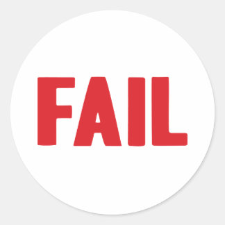 Fail sticker