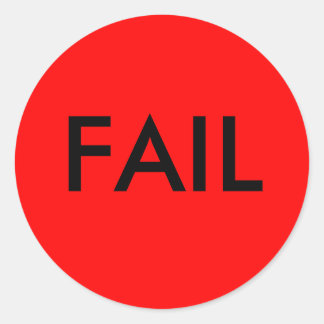 FAIL Stickers
