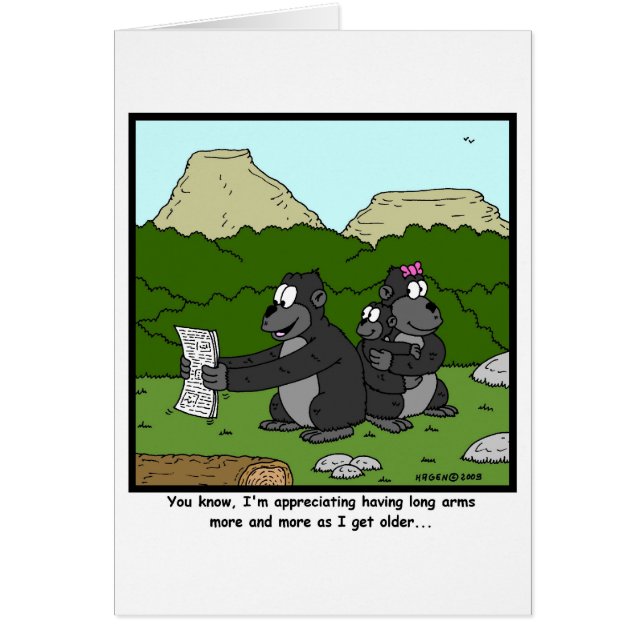 Failing Eyesight: Gorilla Cartoon (Front)