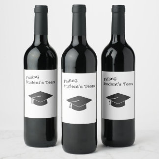 Failing Student's Tears Wine Label