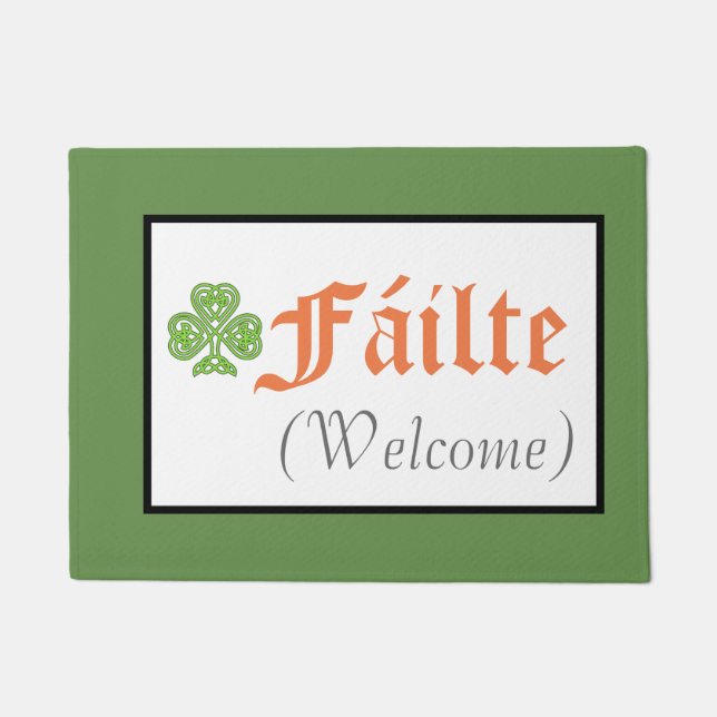 Fáilte Welcome Doormat (Front)