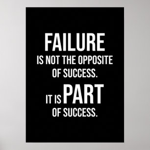 Failure Is Part Of Success - Gym, Hustle Poster