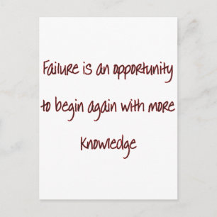 failure postcard