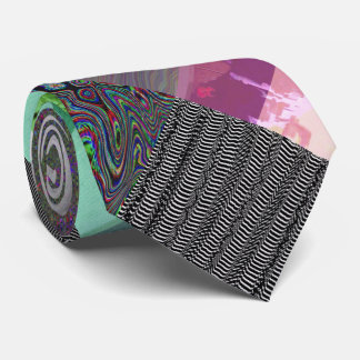 Failure to Load Dark Glitch Art Abstract Grid Tie