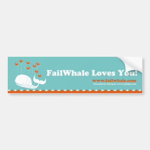 FailWhale Bumper stickers