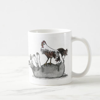 Fainting Goat and Chicken Coffee Mug